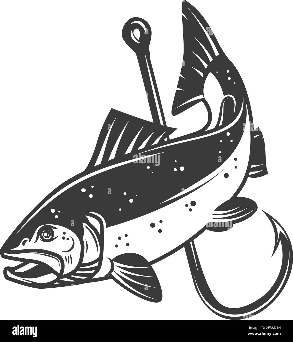 Fishing rod icon vector vectors hi-res stock photography and