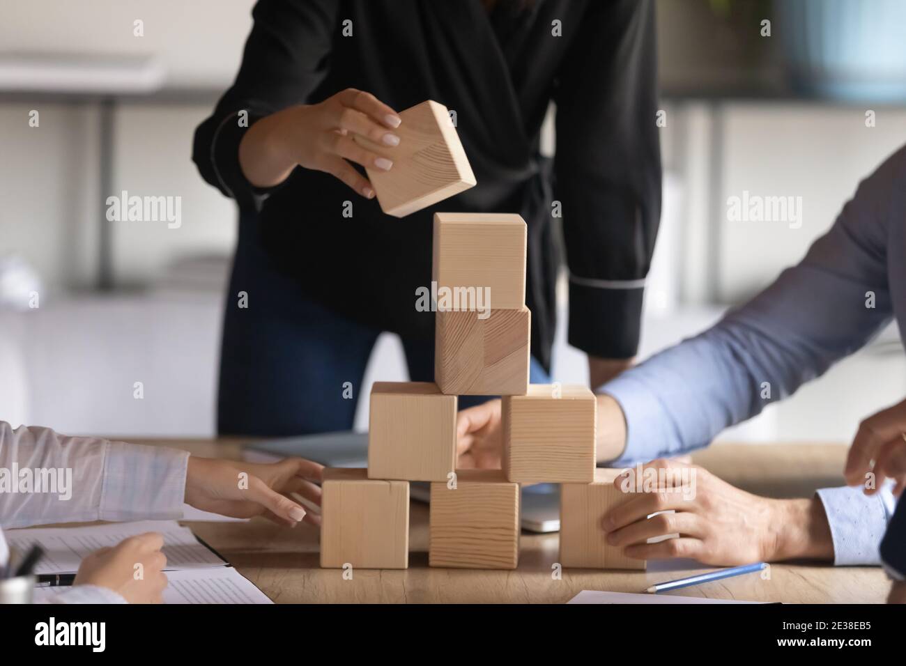 Team building activity ethnicity hi-res stock photography and images ...