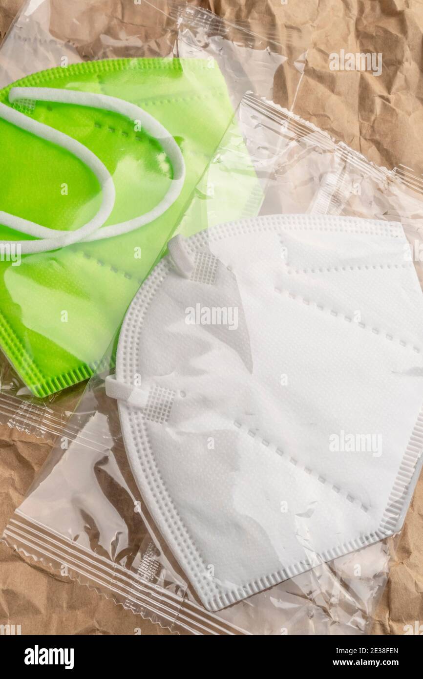 Close up new face masks hi-res stock photography and images - Alamy