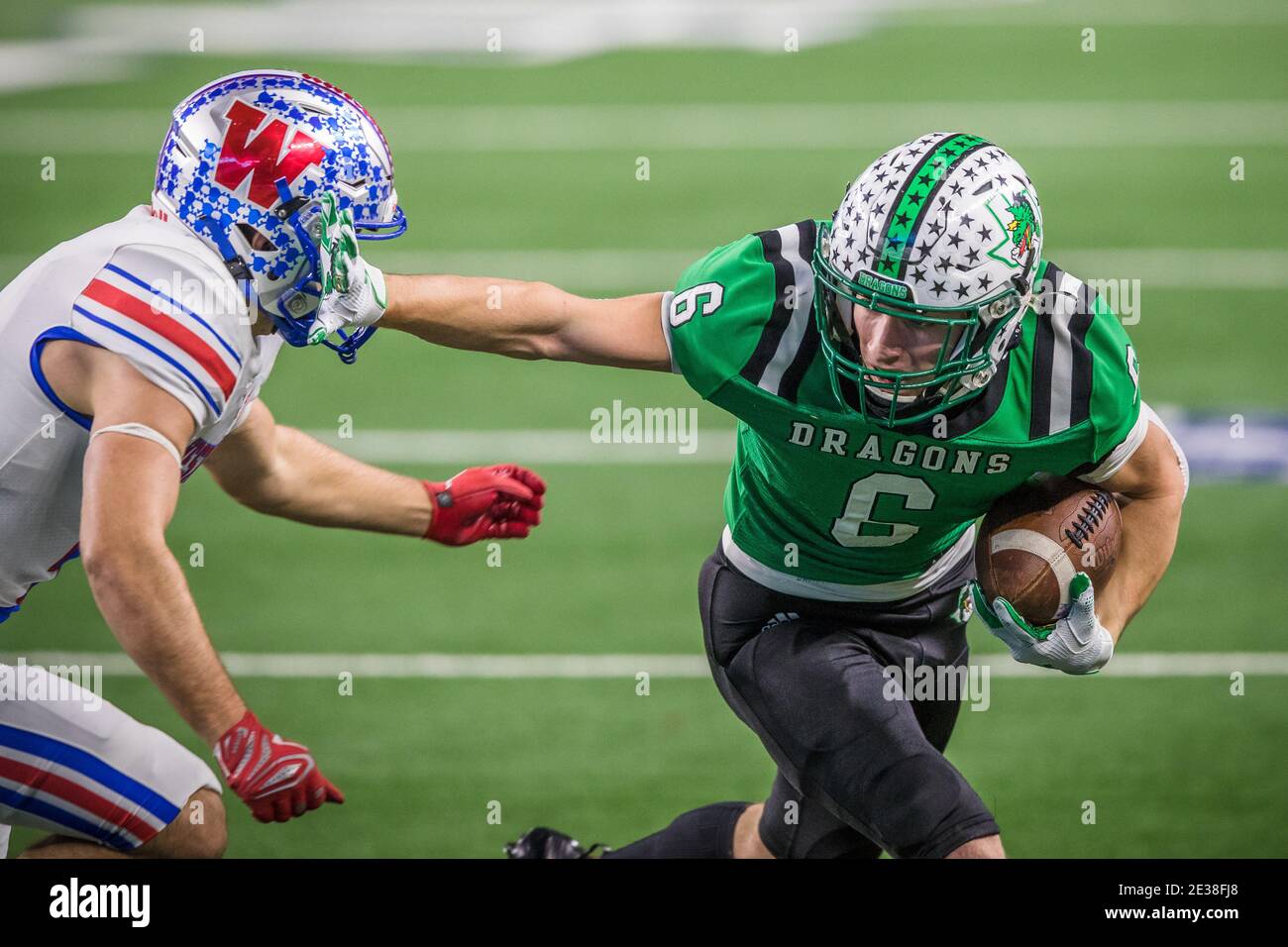 Arlington, Texas, USA. 16th Jan, 2021. Southlake Carroll's Landon