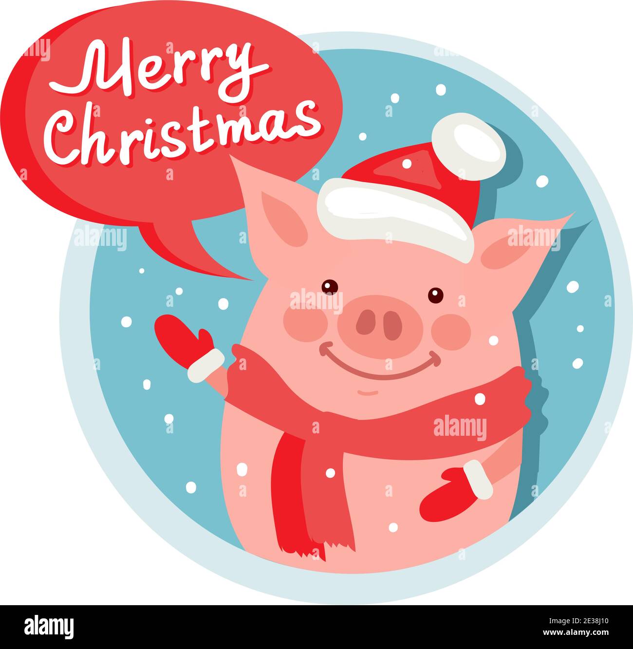 Merry Christmas flat icon with funny Pig Santa Claus and red speech bubble. Vector colorful illustration isolated on white Stock Vector Image & Art - Alamy Merry Christmas flat icon with funny Pig Santa Claus and red speech bubble. Vector colorful illustration isolated on white Stock Vector Image & Art - Alamy