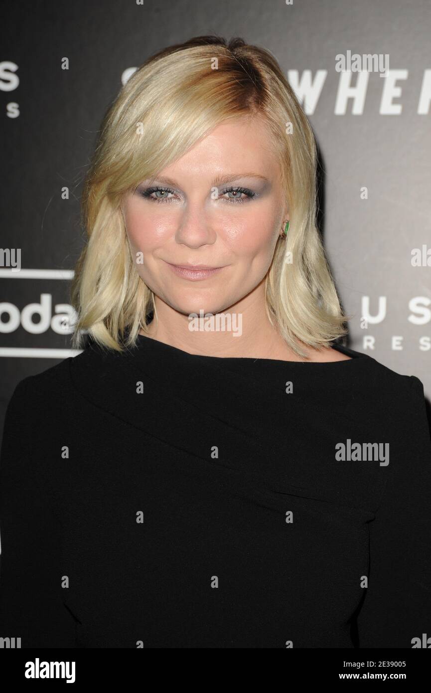 Kirsten Dunst arriving for the premiere of 'Somewhere' at the Tribeca Grand Hotel in New York City, NY, USA on December 12, 2010. Photo by Mehdi Taamallah/ABACAPRESS.COM Stock Photo