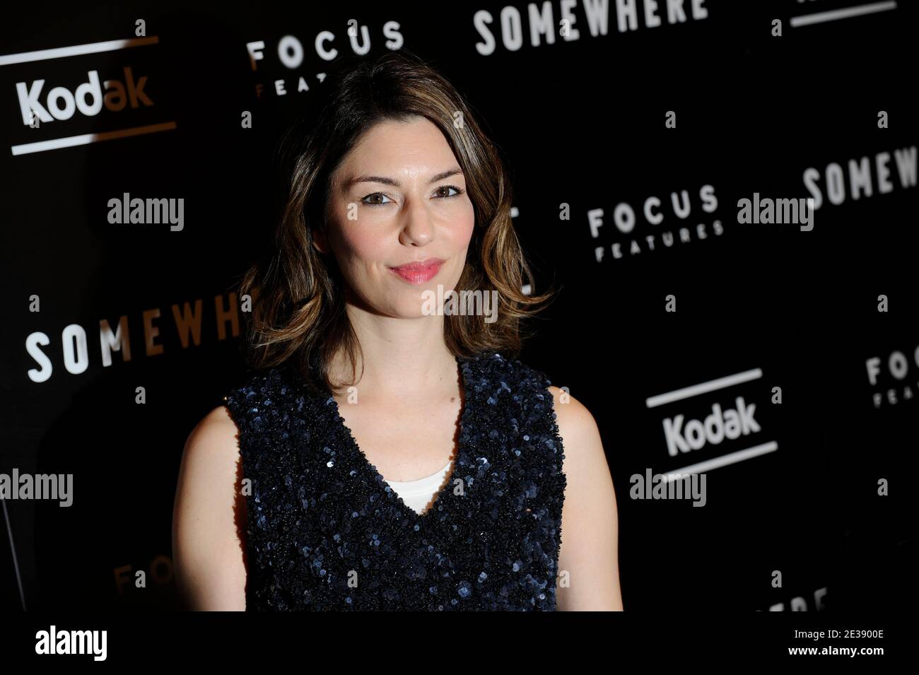 Sofia Coppola arriving for the premiere of 'Somewhere' at the Tribeca Grand Hotel in New York City, NY, USA on December 12, 2010. Photo by Mehdi Taamallah/ABACAPRESS.COM Stock Photo