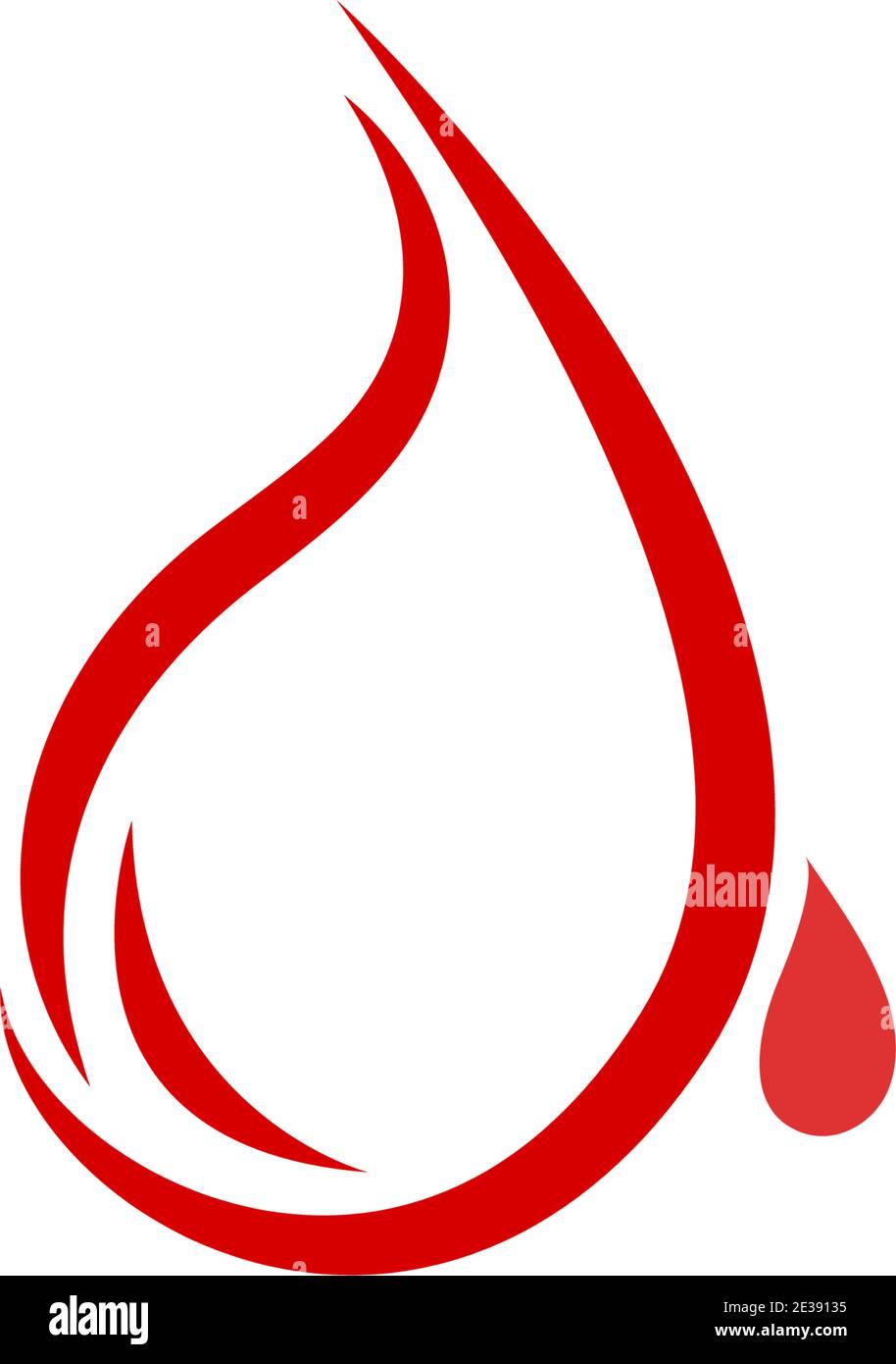 Blood logo icon design vector illustration template Stock Vector