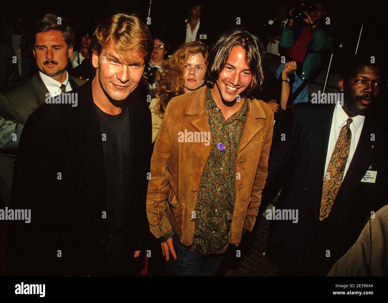 Patrick Swayze And Keanu Reeves 1991 Credit Ralph Dominguez/MediaPunch