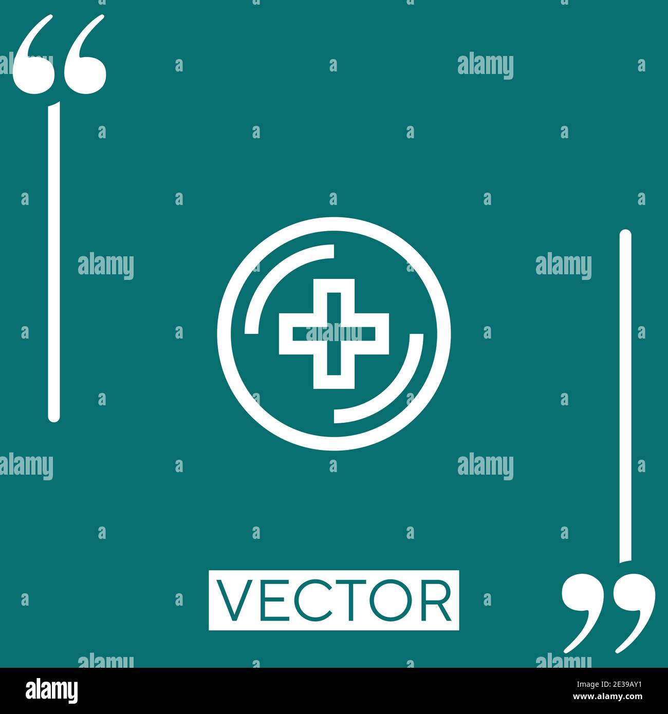 pharmacy vector icon Linear icon. Editable stroke line Stock Vector