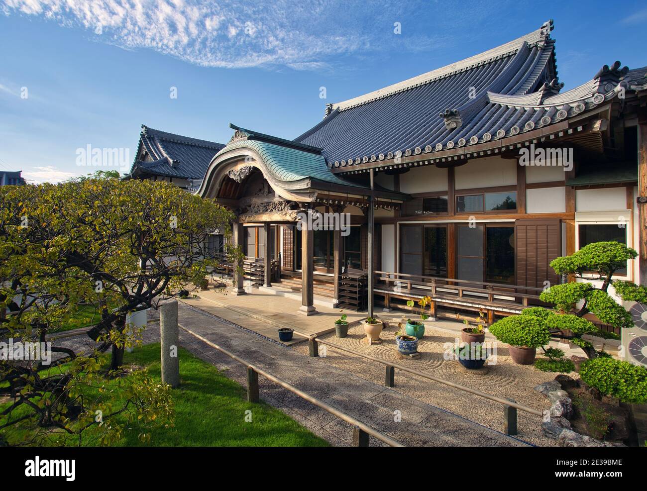 Kakinomoto Shrine is a Shinto Shrine in Akashi, Hyogo Prefecture, Japan Stock Photo