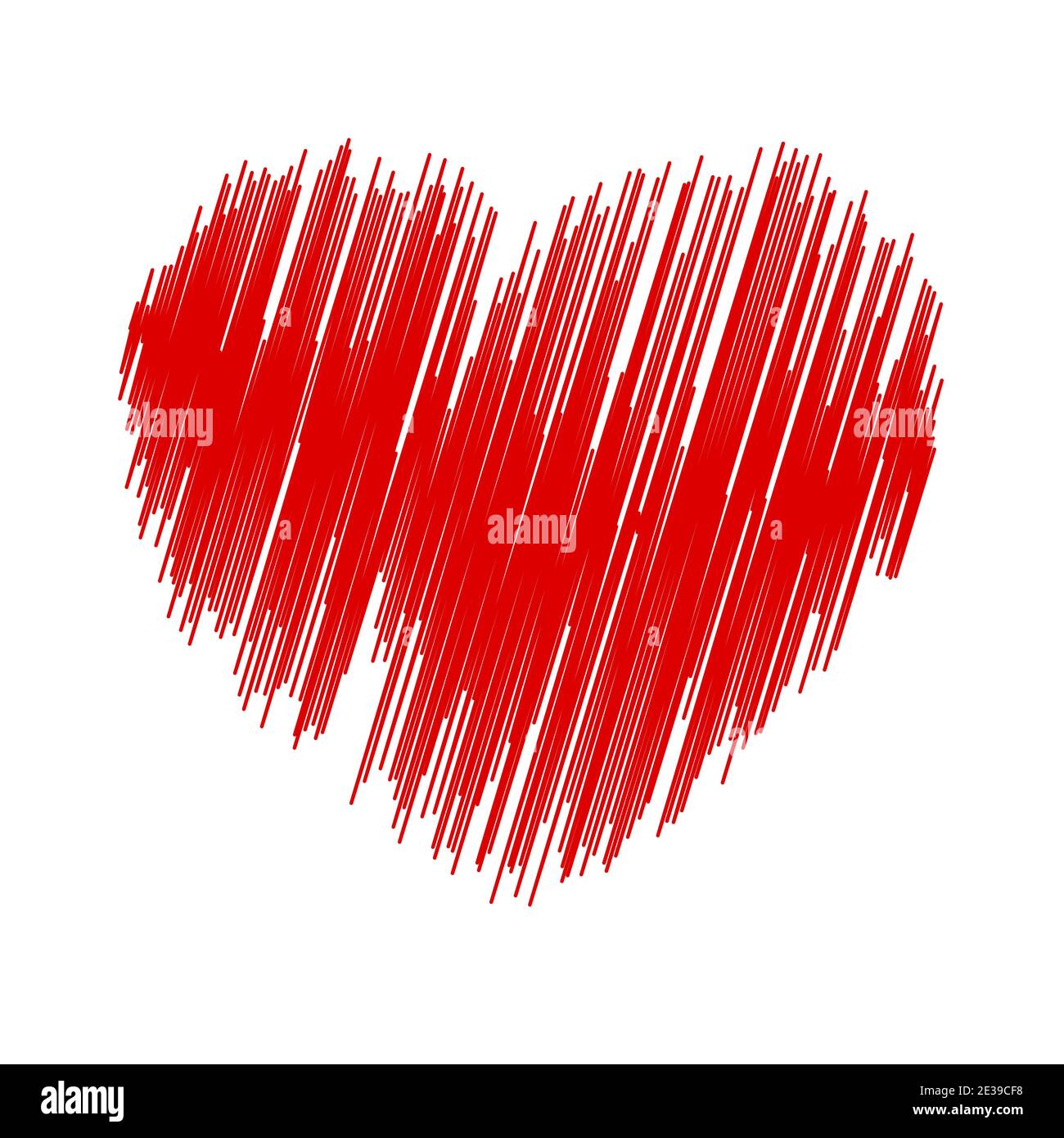 Isolated Valentine Heart Stock Vector Image & Art - Alamy
