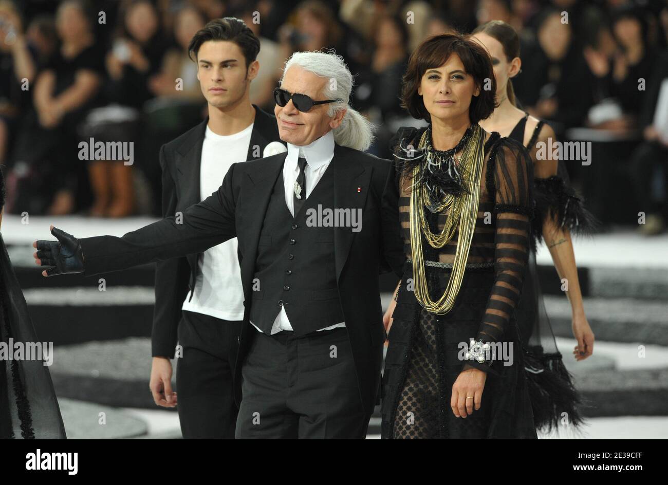 Baptiste Giabiconi attending the Chanel Fashion Show Spring/Summer 2011  Collection Launch held at Pavillon Cambon, on January 25, 2011 in Paris,  France. Photo by Nicolas Briquet/ABACAPRESS.COM Stock Photo - Alamy