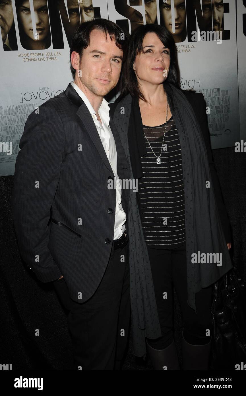 "Christian Campbell and Neve Campbell attend the New York Premiere of