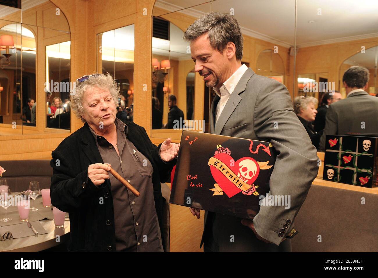 Director Josee Dayan attends the cigar box ' Vanites ' diner at the ...