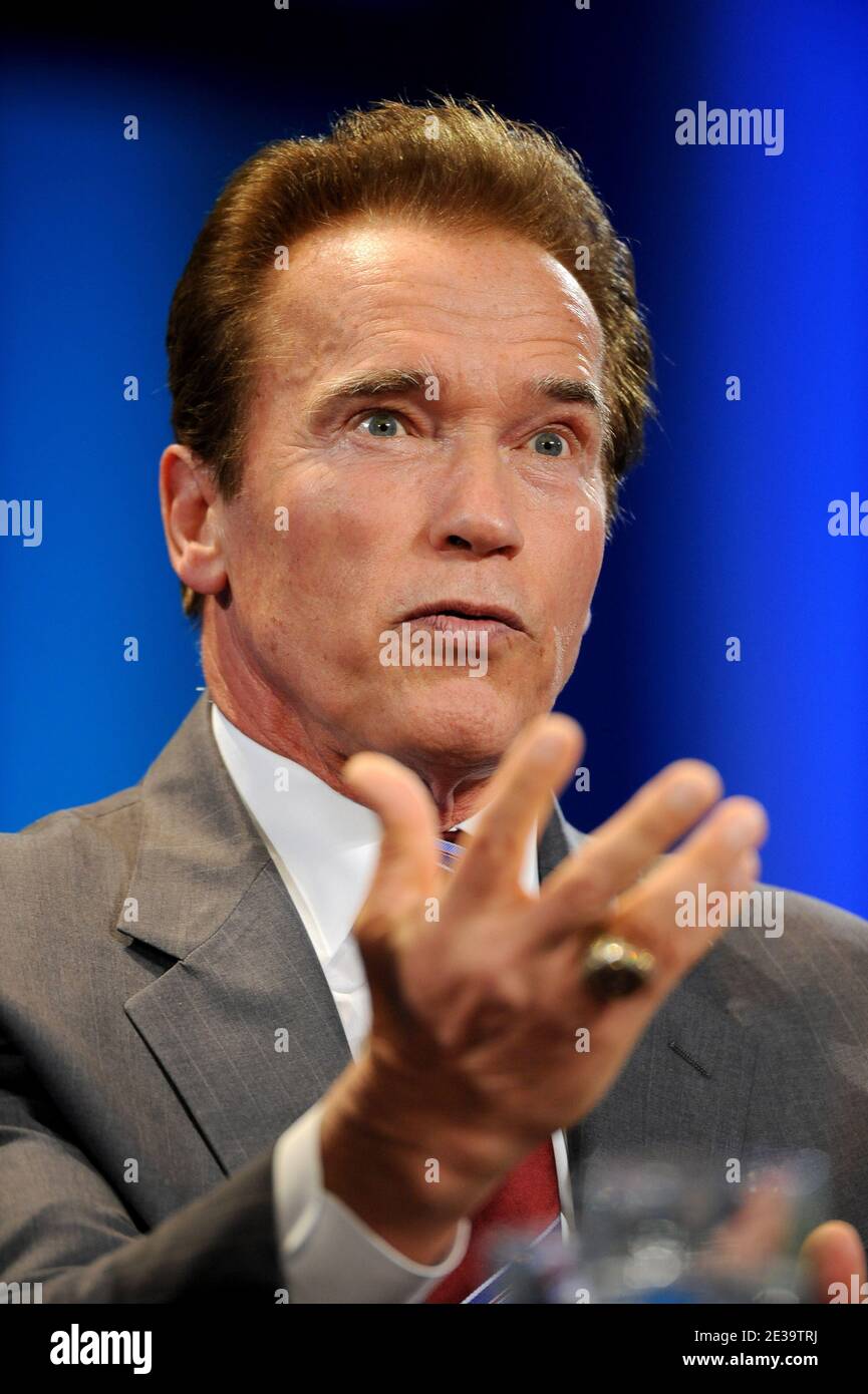 California's Governor Arnold Schwarzenegger attends the 2010 Women's