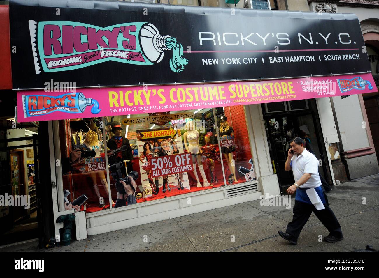 A look at Ricky s NYC Costume Supertore a few days before