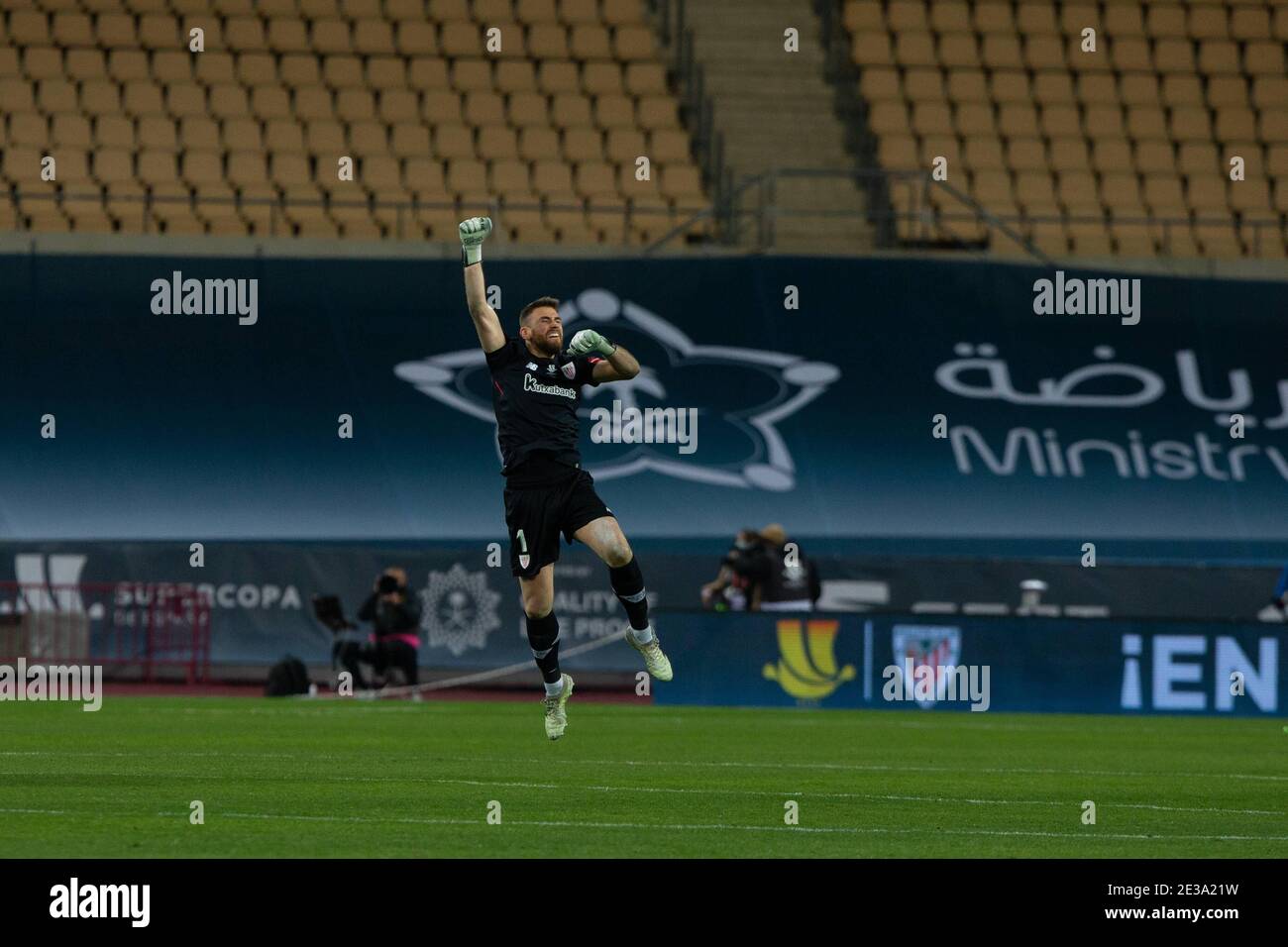 Sevilla, Spain. 17th Jan, 2021. during the Spanish SuperCup Final between Futbol Club Barcelona and Athletic Club Bilbao at La Cartuja Stadium on January 17, 2021 in Sevilla, Spain. Credit: CORDON PRESS/Alamy Live News Stock Photo