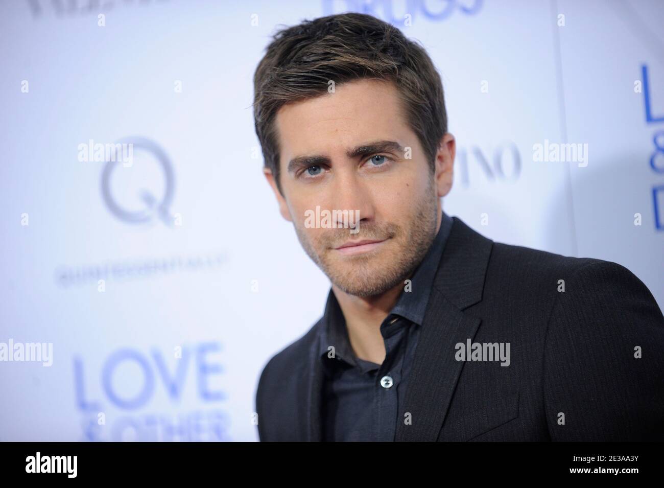 Jake Gyllenhaal attends a screening of 'Love & Other Drugs' at DGA Theater in New York City, NY, USA on November 16, 2010. Photo by Mehdi Taamallah/ABACAPRESS.COM Stock Photo