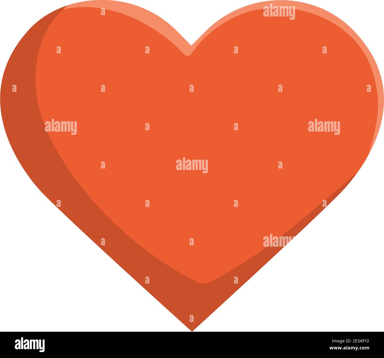heart love romantic icon white background vector illustration Stock ...