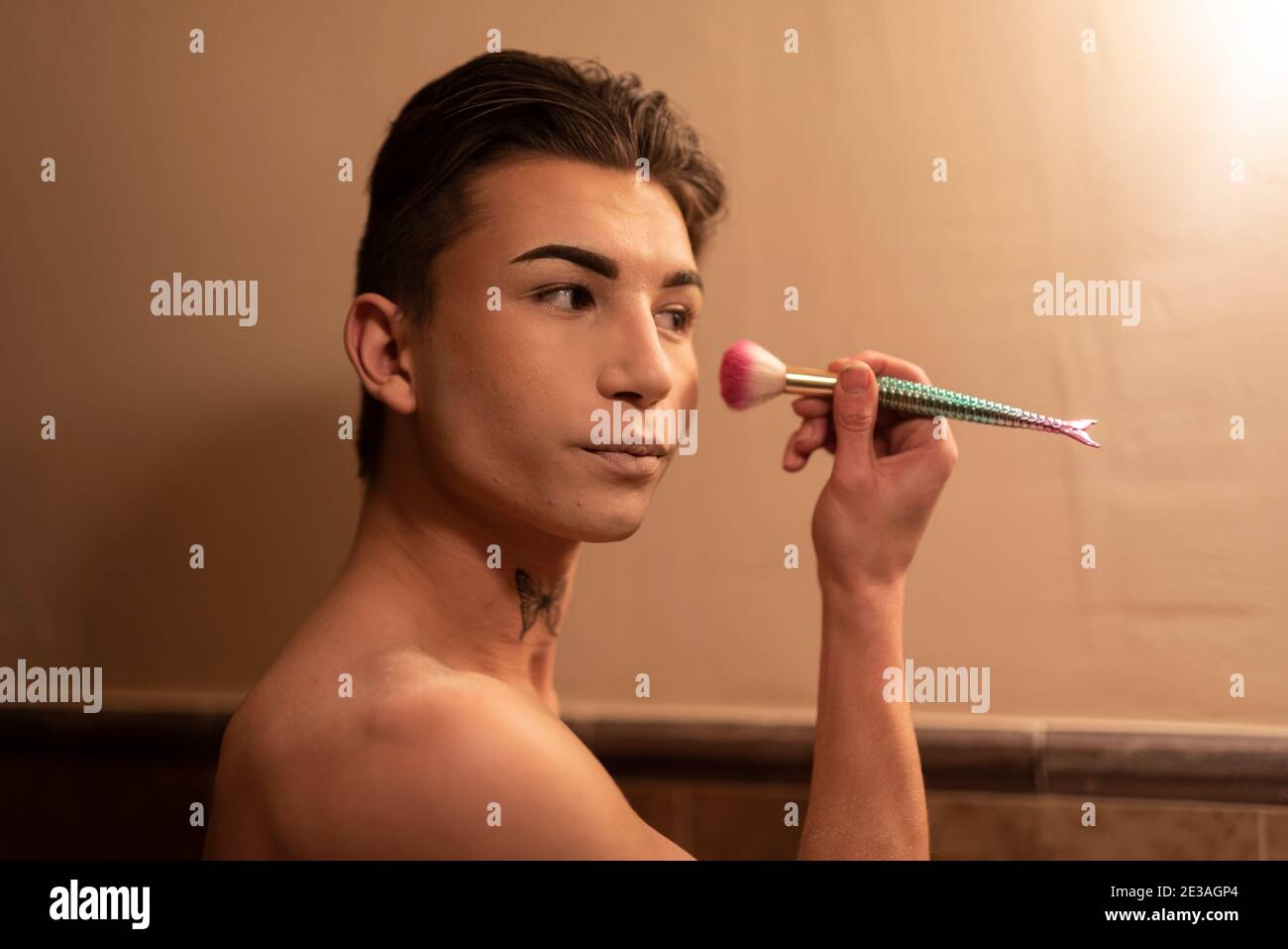 Male gay face facial hi-res stock photography and images - Alamy