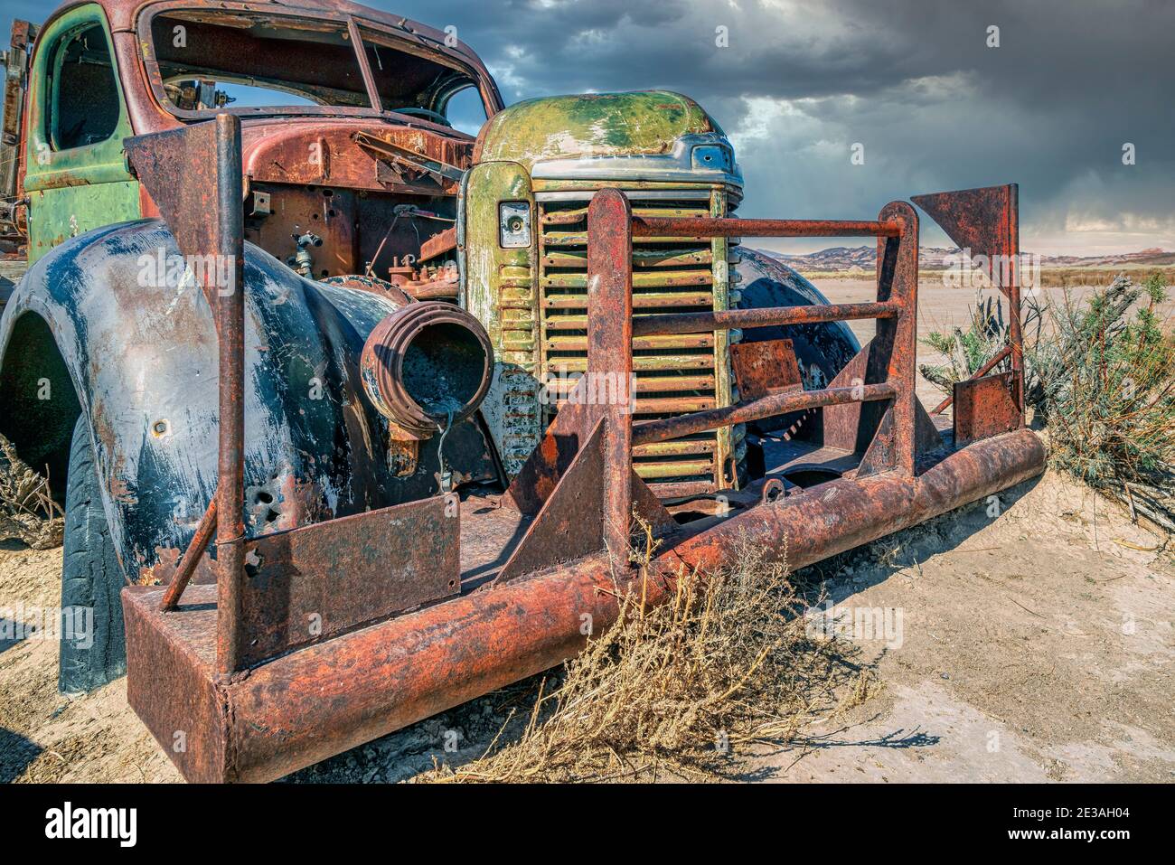 Abandoned car park utah hi-res stock photography and images - Alamy