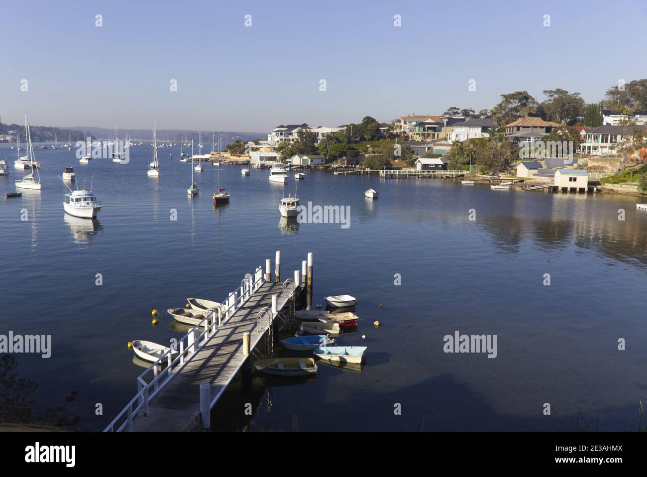 Luxury waterfront houses at Hospital Bay Wharf Cronulla Sutherland