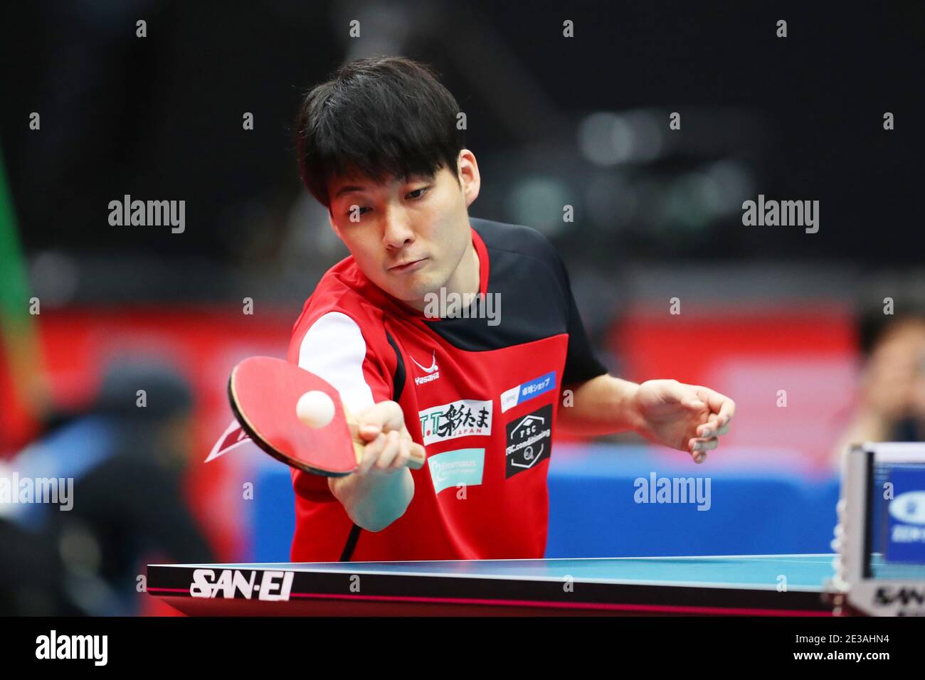 Osaka, Japan. 16th Jan, 2021. Satoshi Aida Table Tennis All Japan