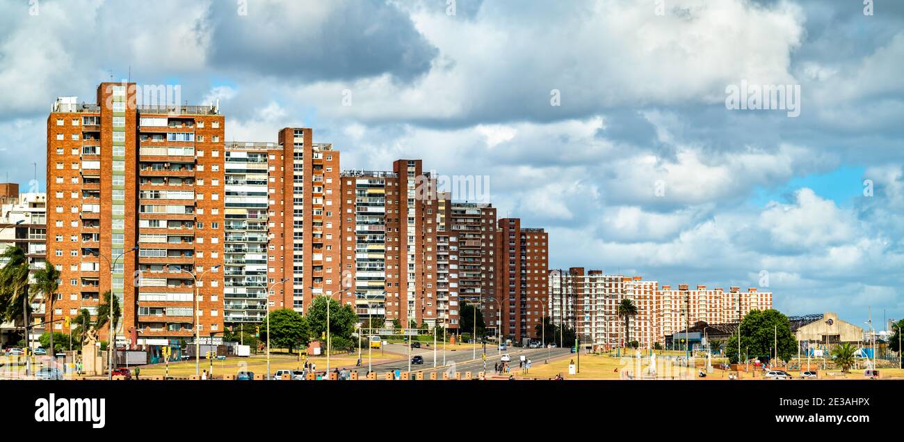 Architecture of Montevideo in Uruguay Stock Photo