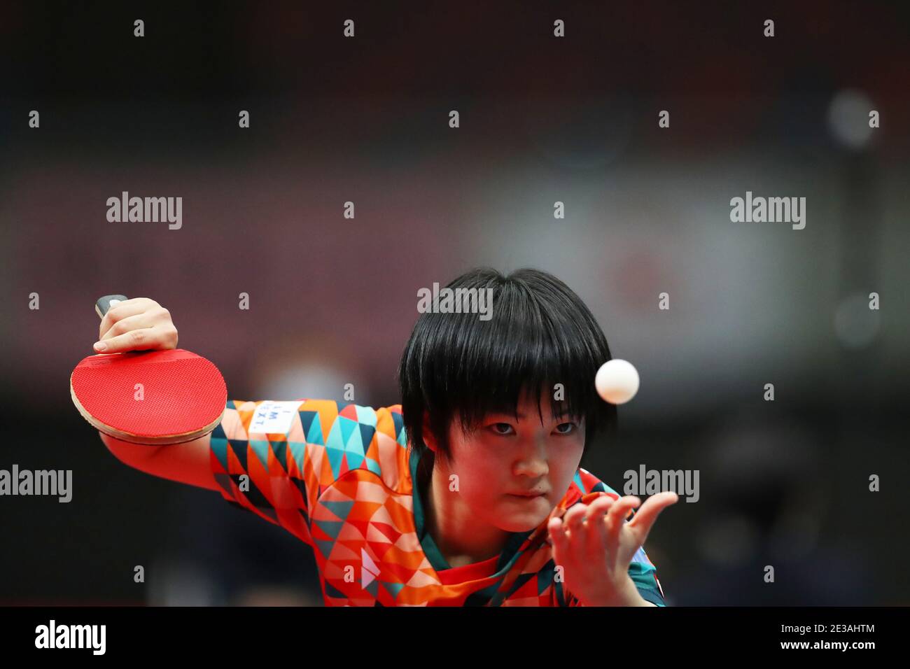Osaka, Japan. 16th Jan, 2021. Miyuu Kihara Table Tennis All Japan