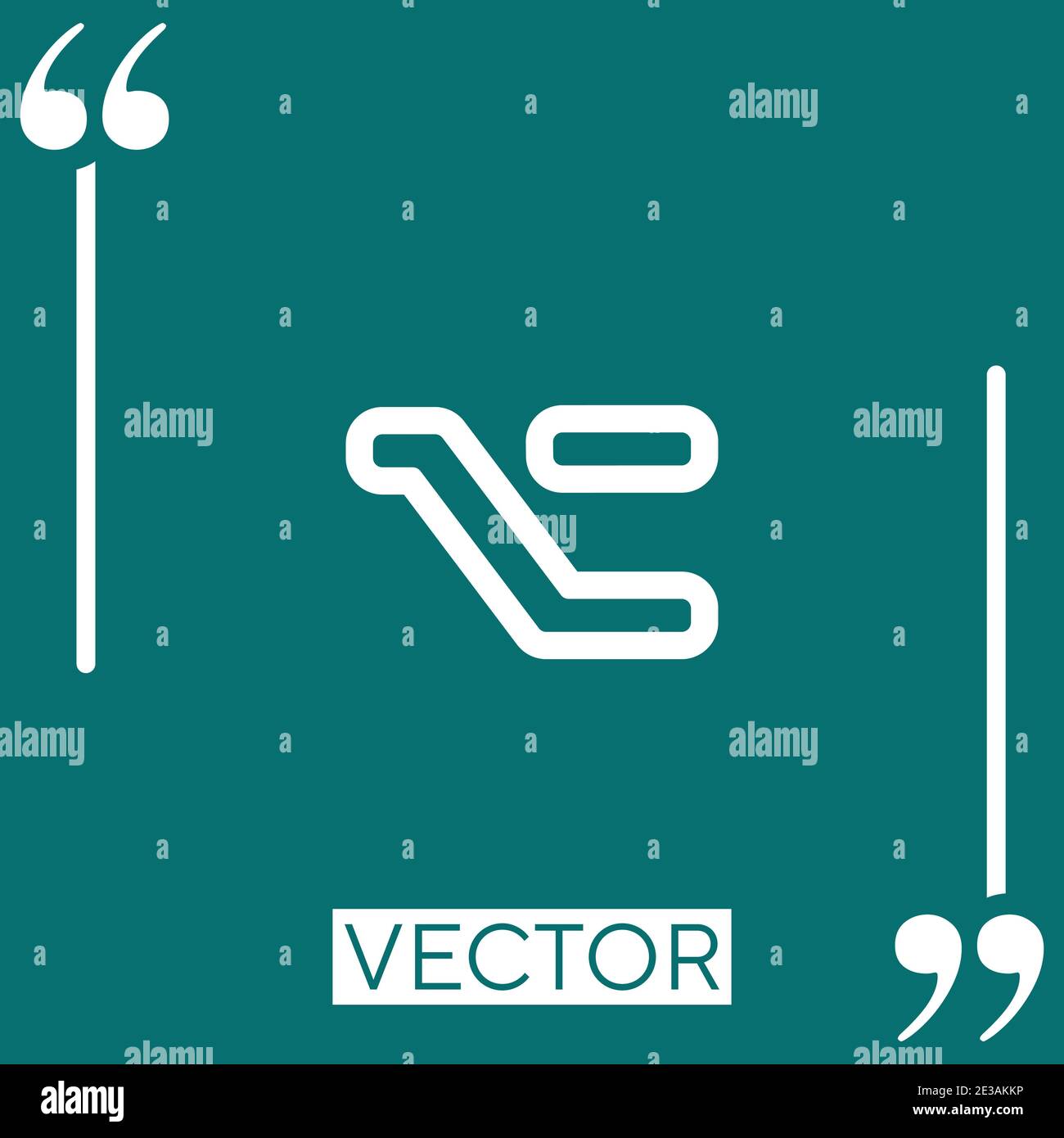 bus seat side view outline Linear icon. Editable stroke line Stock Vector