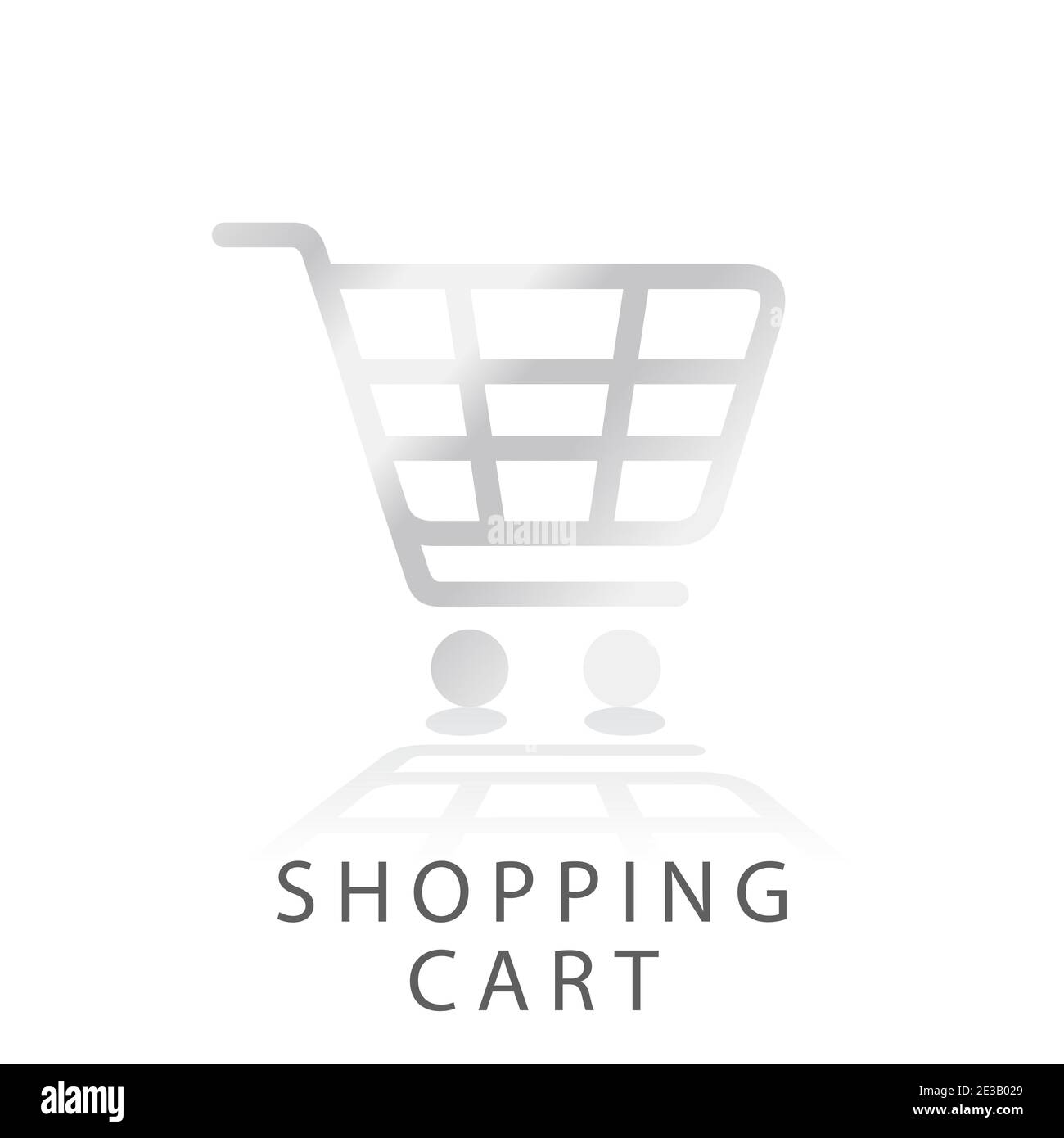 shopping payment metal gradient icon. Simple shopping cart with dollar currency inside vector illustration Stock Vector