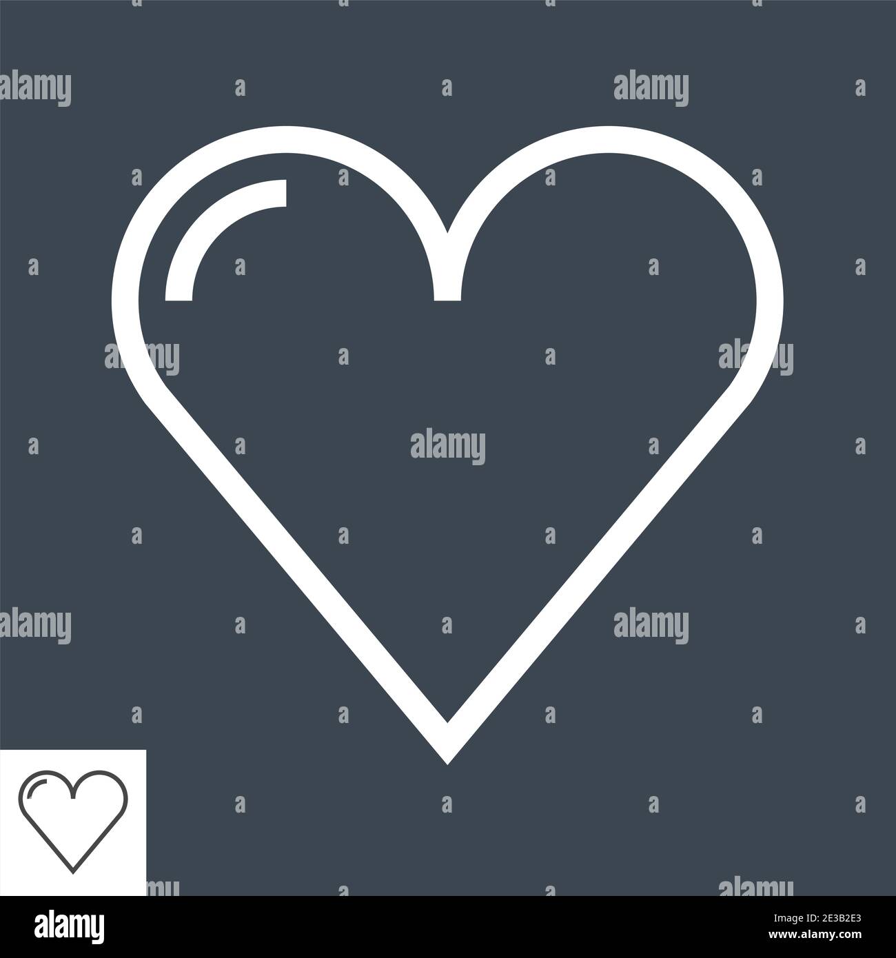 Heart Vector Icon Stock Vector Image & Art - Alamy