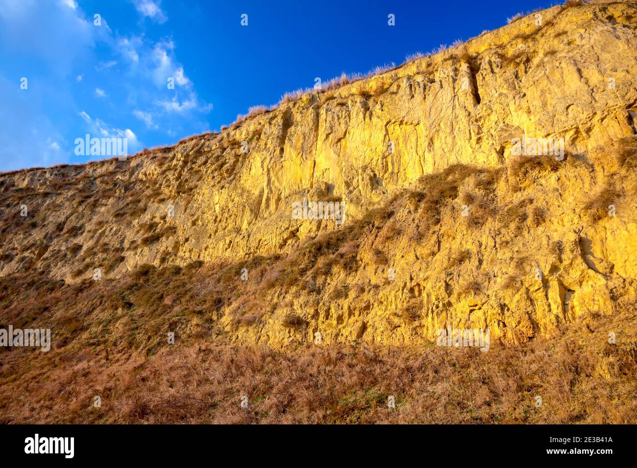 Slopes of a sandy hill, Titel’s berg, Serbia Stock Photo