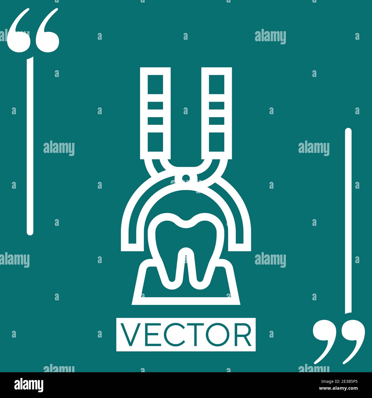 extraction vector icon Linear icon. Editable stroke line Stock Vector ...