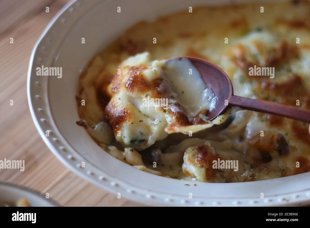 Japanese Style Gratin with Shiromiso Stock Photo Alamy