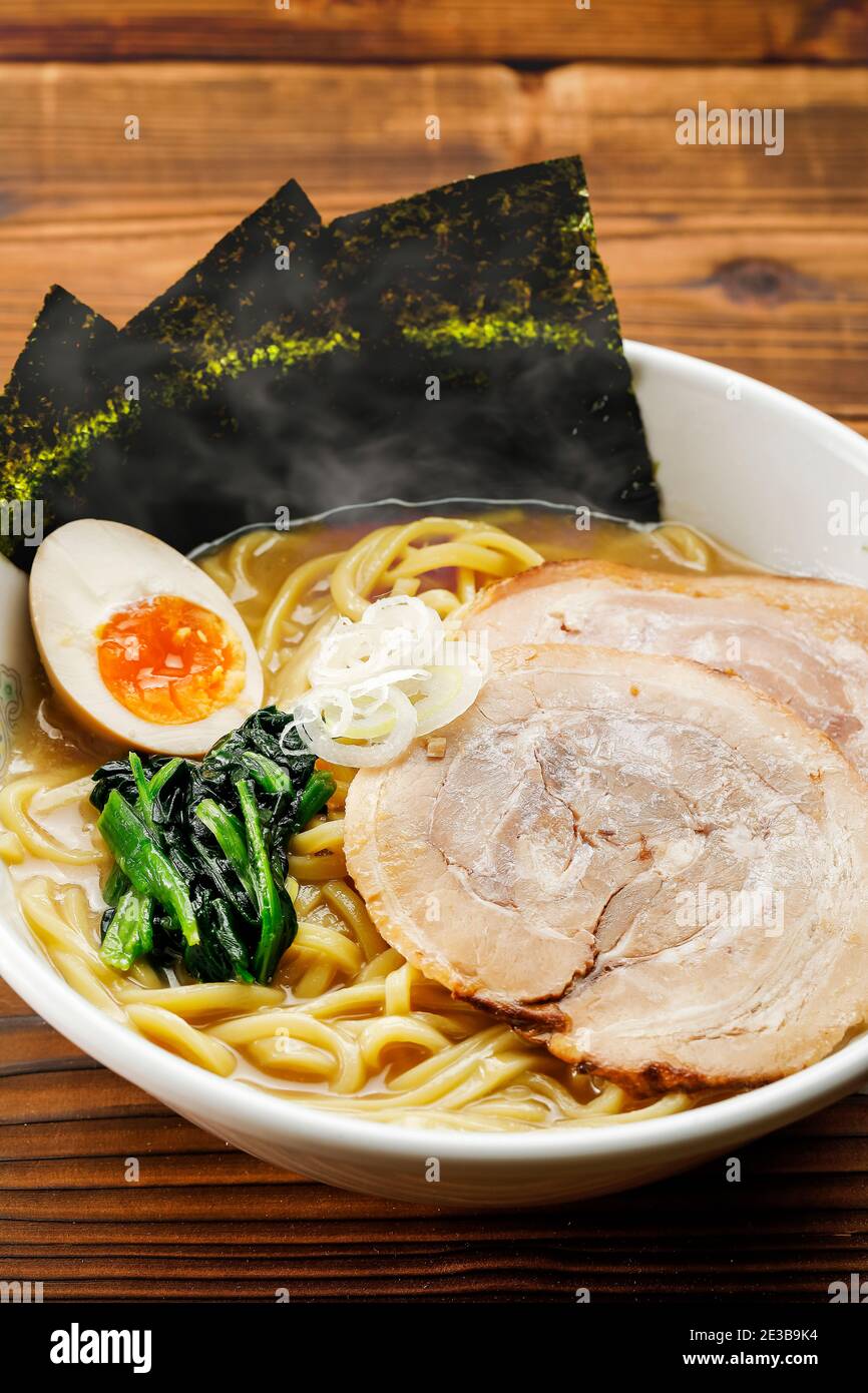 Ie-kei-Ramen in Yokohama, Kanagawa Prefecture, Japan Stock Photo