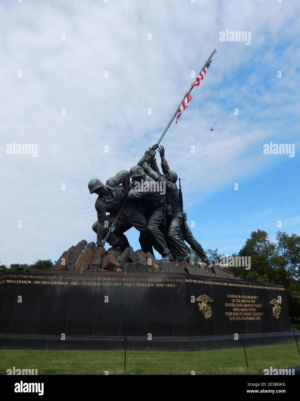 The United States Marine Corps War Memorial, Arlington, Virginia