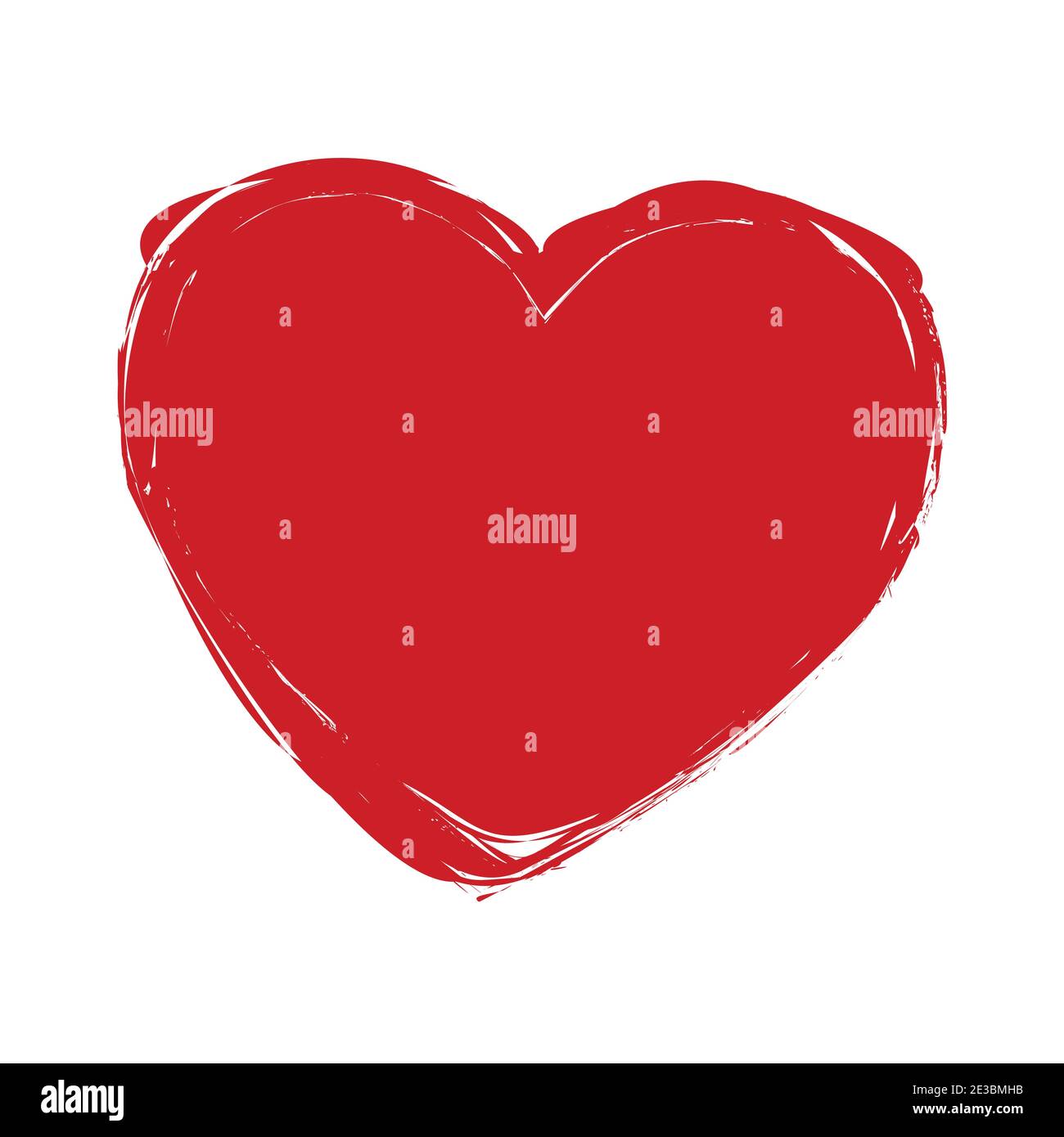 Crayon Valentine40 Stock Vector