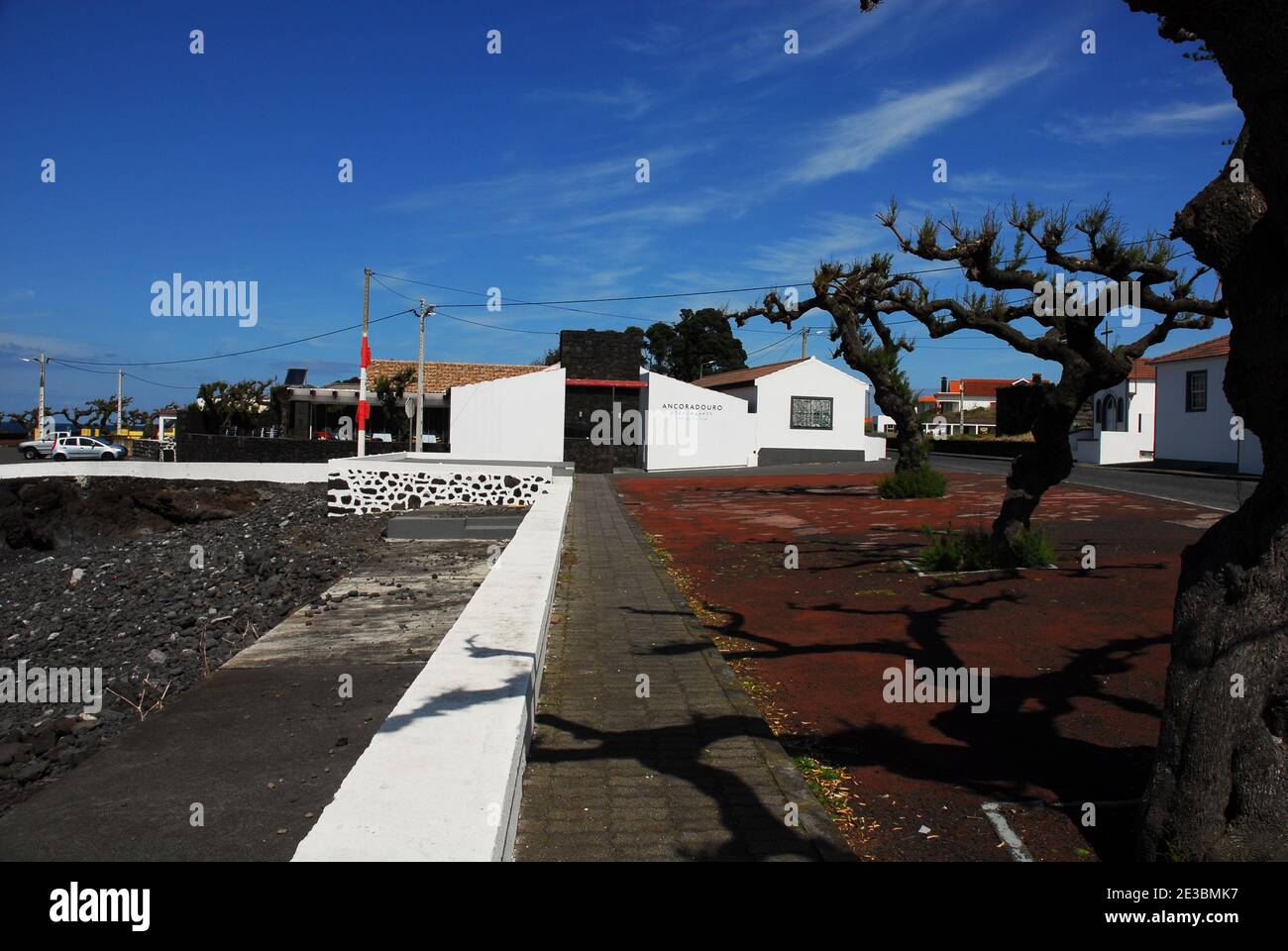 Portugal Azores Pico Madalena Areia Larga O Ancoradouro Restaurant Stock Photo Alamy
