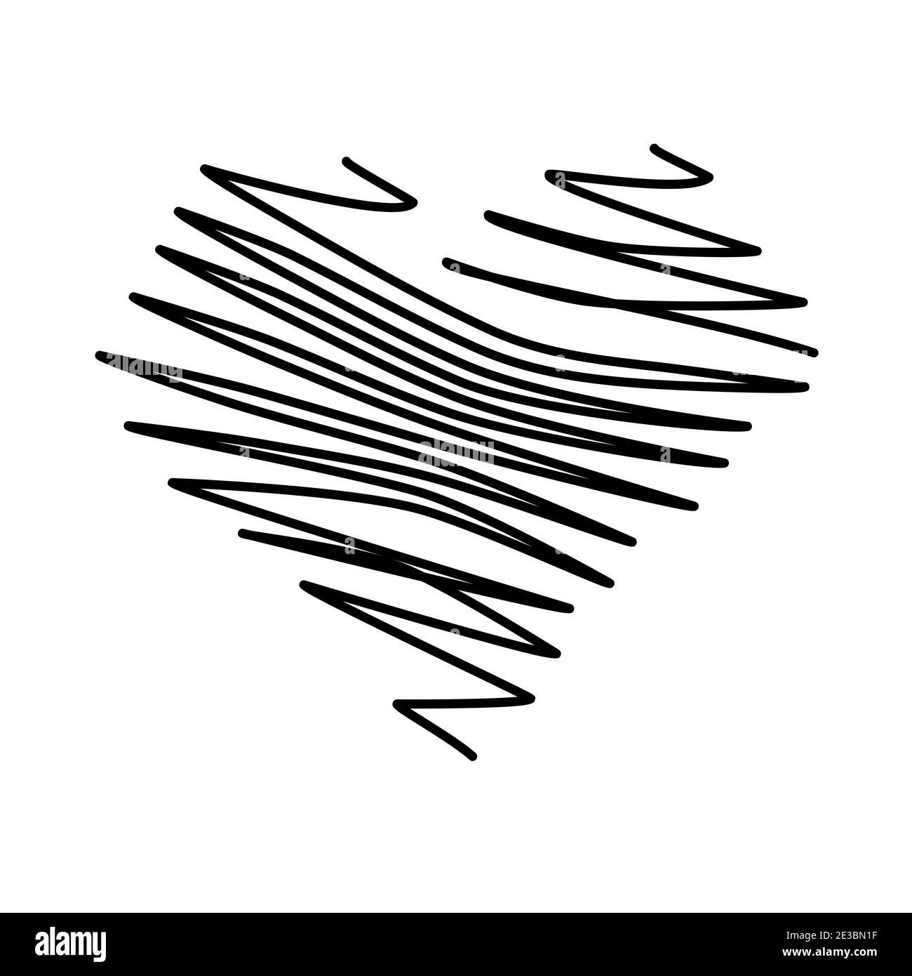 Sea Pattern Design Mask Crayon and ink drawing Black and White Stock Photos & Images - Alamy