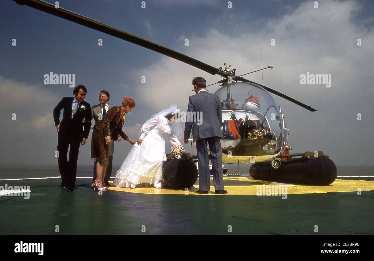 Sealand. Wedding of Prince Michael Bates May 1979 Stock Photo