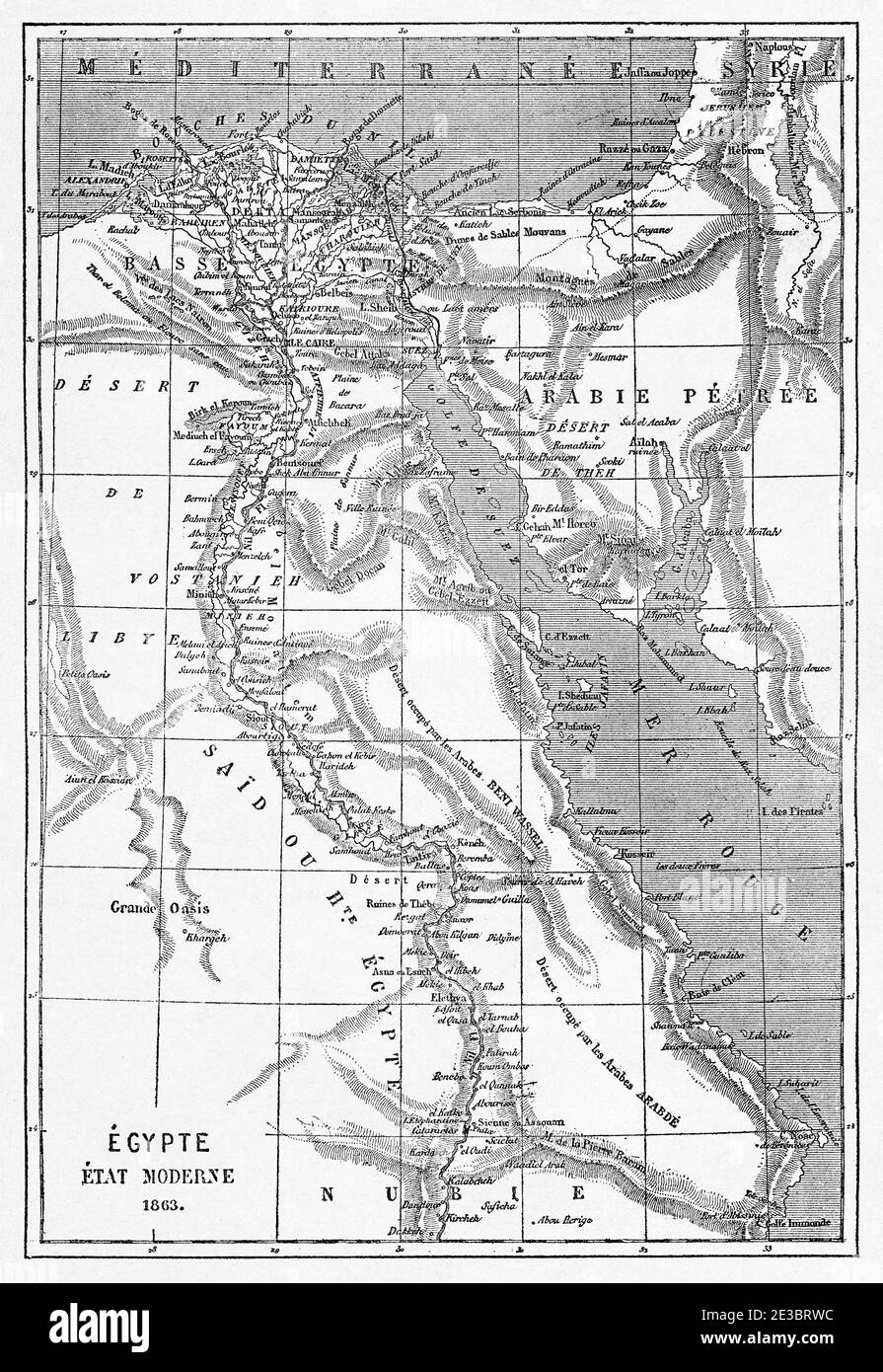 retro-map-of-egypt-hi-res-stock-photography-and-images-alamy