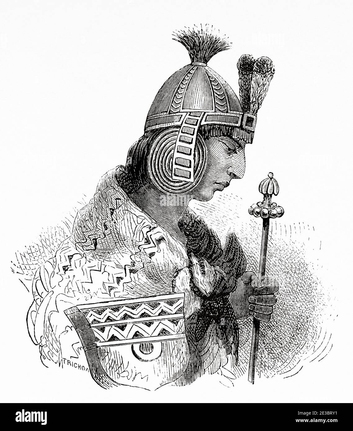 Inca people illustration hi-res stock photography and images - Alamy
