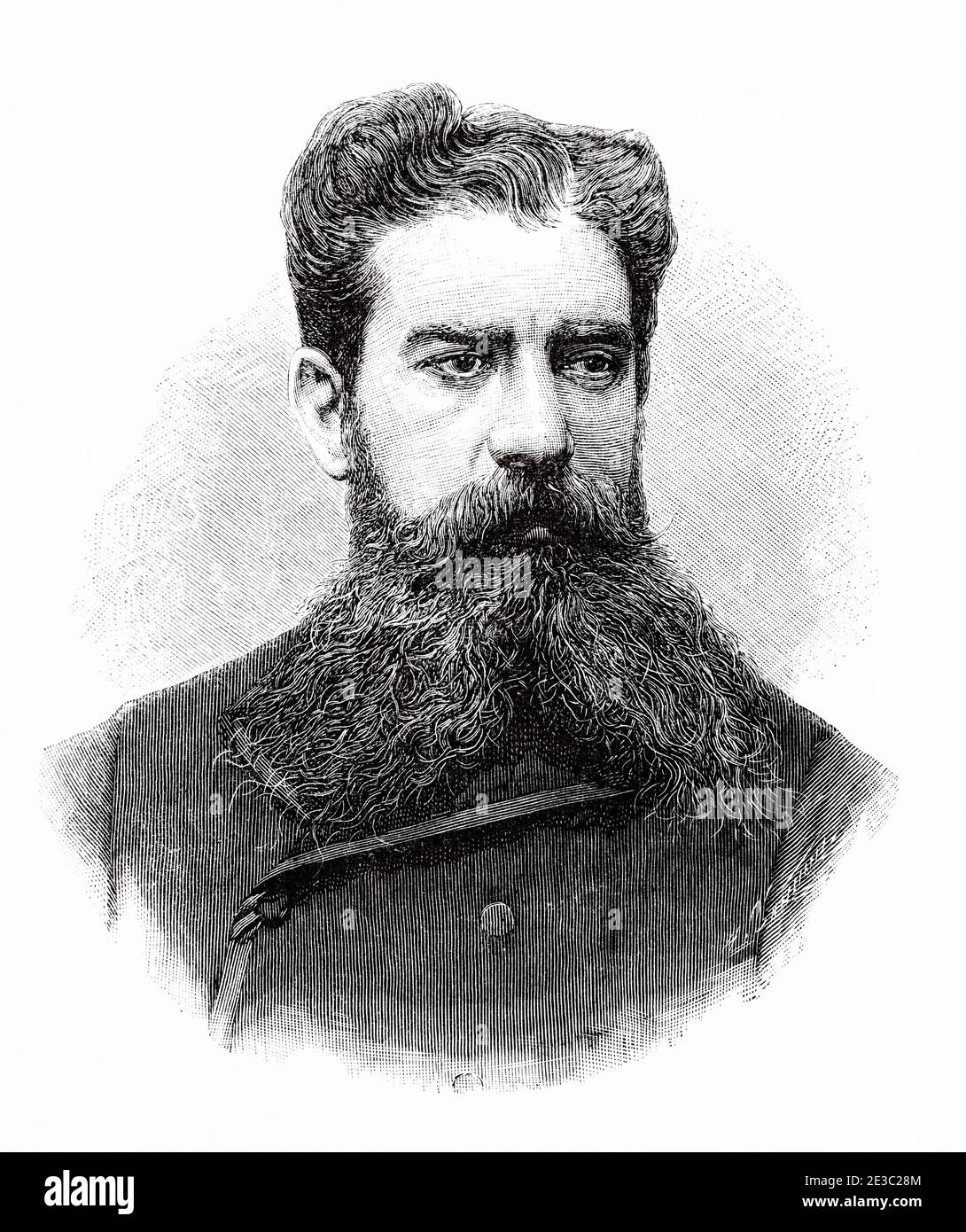 Portrait of Jose Maria Martinez de las Rivas founder of the shipyards ...