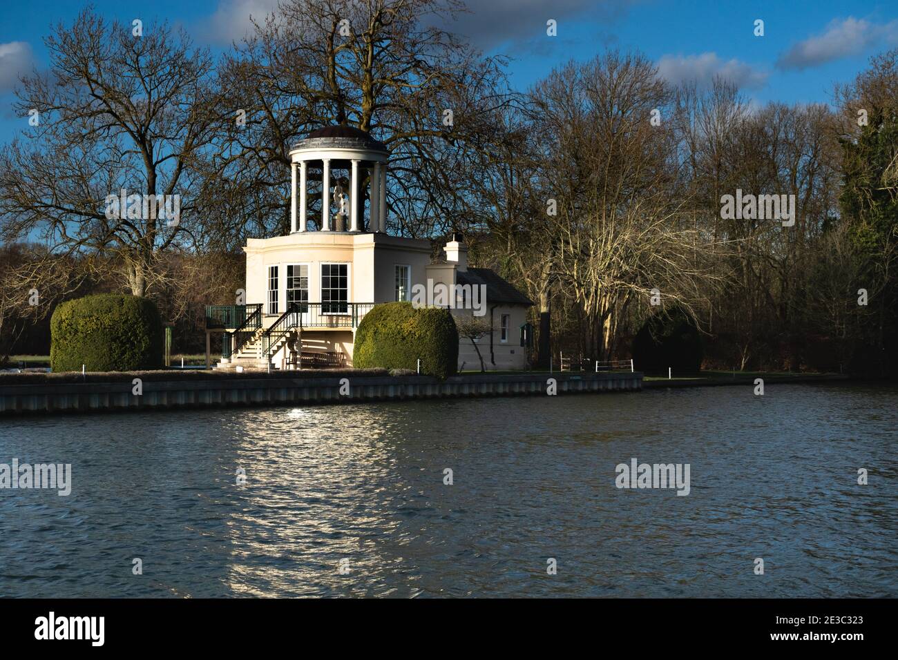 Temple Island on the River Thames near Henley on Thames  England Stock Photo