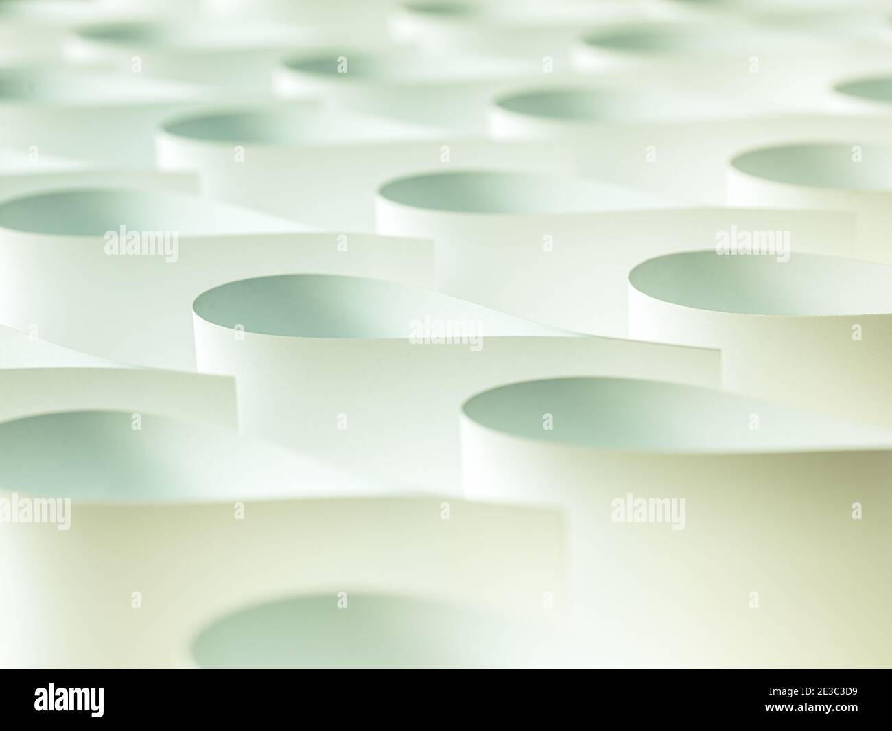 Abstraction from elliptical paper as a background texture Stock Photo ...