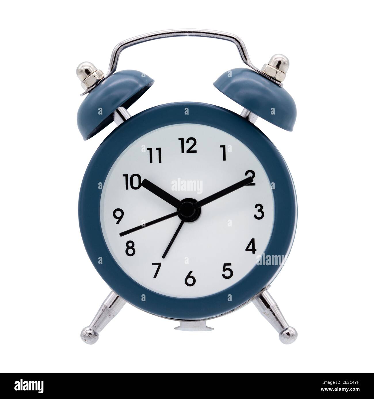 Classic alarm clock isolated on white background Stock Photo - Alamy