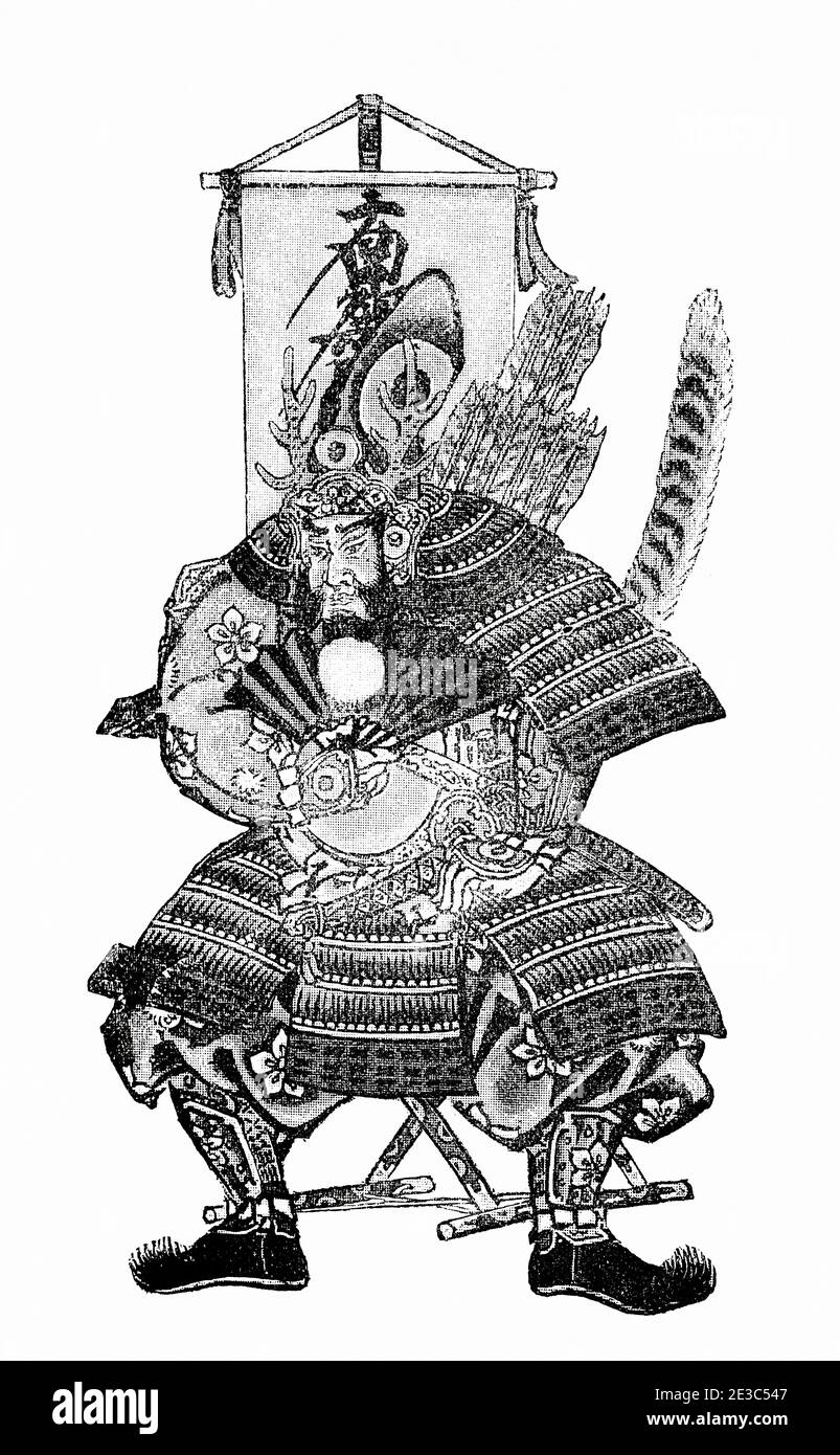 ancient samurai drawing