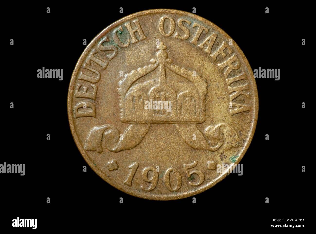 German East Africa Coin Stock Photo
