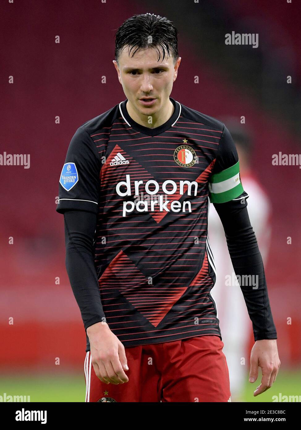 Amsterdam Netherlands January 17 Steven Berghuis Of Feyenoord During The Dutch Eredivisie Match Between Ajax And Feyenoord At Johan Cruijff Arena Stock Photo Alamy