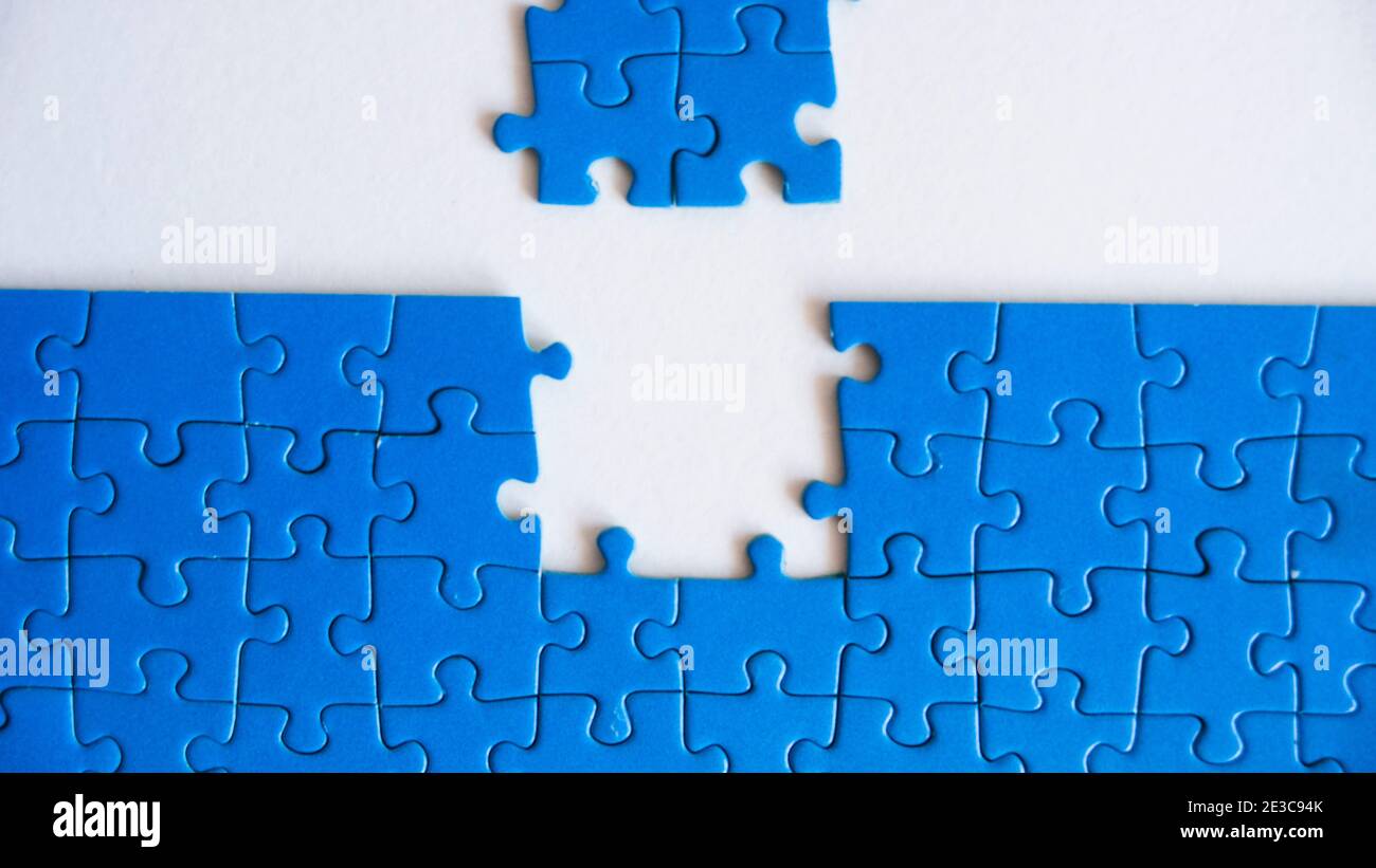 Blue Puzzles Textures And Background Stock Photo Alamy