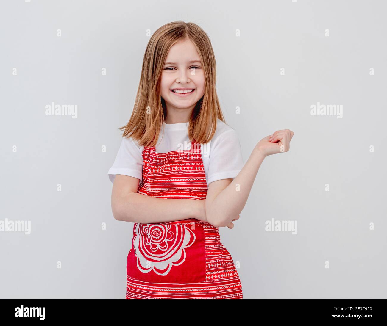 Apron girl hi-res stock photography and images - Alamy