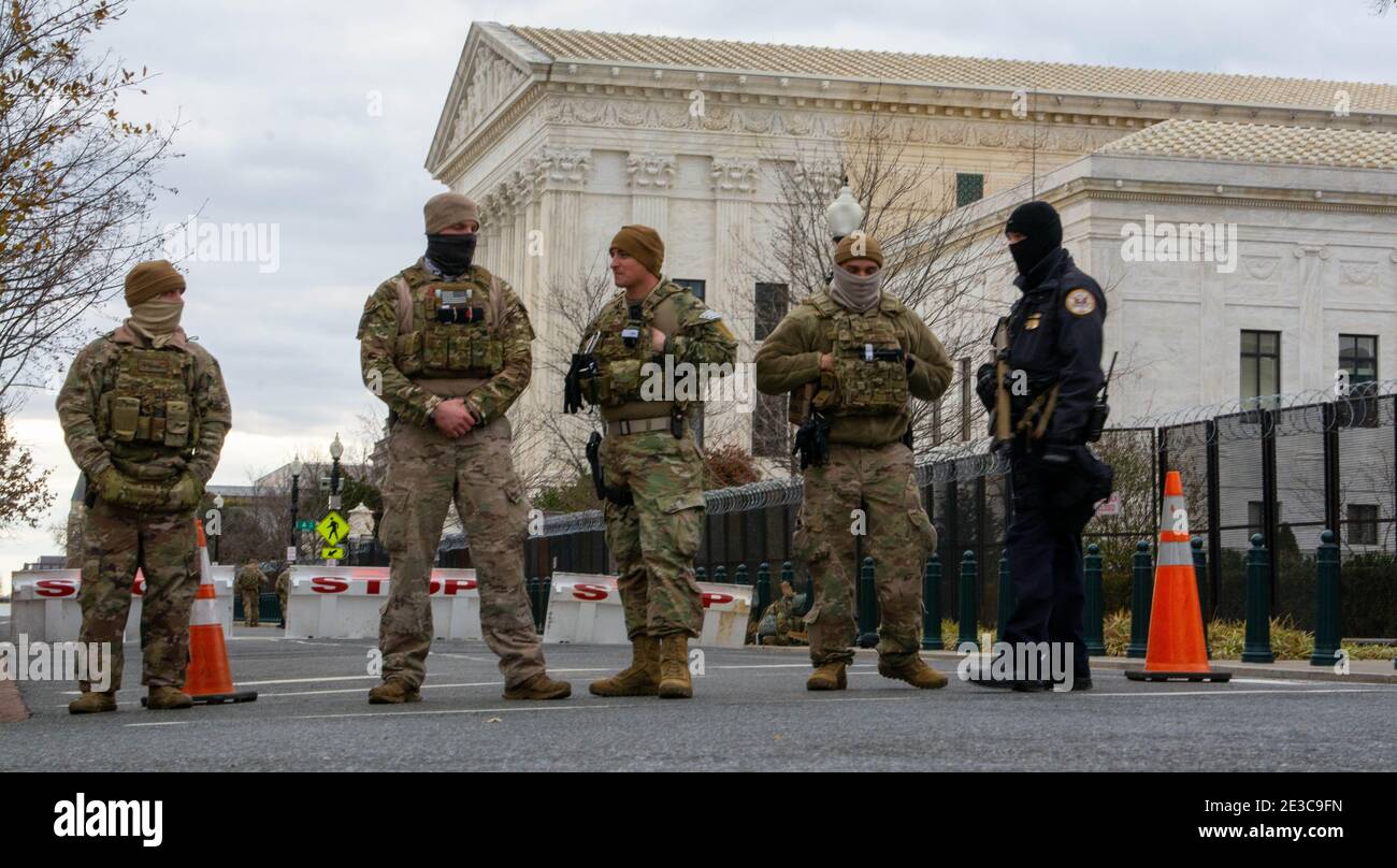 2021 inauguration police hi-res stock photography and images - Alamy